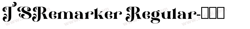 TSRemarker Regular字体转换